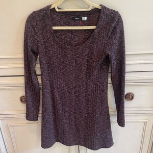 Urban Outfitters BDG Long Sleeve Skater knit‎ burgundy Dress Small